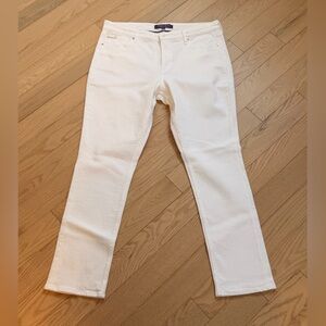 Ralph Lauren Women's Straight Leg Jeans in Cream